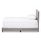 Baxton Studio Hampton Modern Light Grey Upholstered Queen Size Bed 136-7452 - alternate 6
